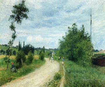 風景 Painting - オーヴェール通りポントワーズ 1879年 カミーユ・ピサロ 風景